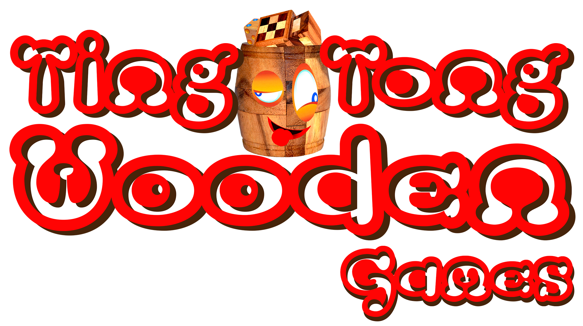 Ting Tong Wooden Games Brettspiele und Puzzle aus Holz